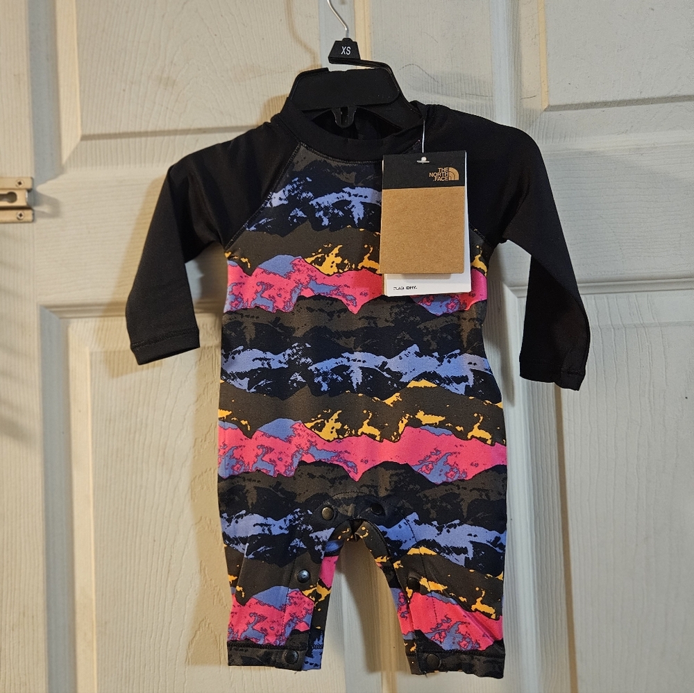 The North Face Baby Amphibious Sun One-Piece: NEW WITH TAGS: 0-3 MTH